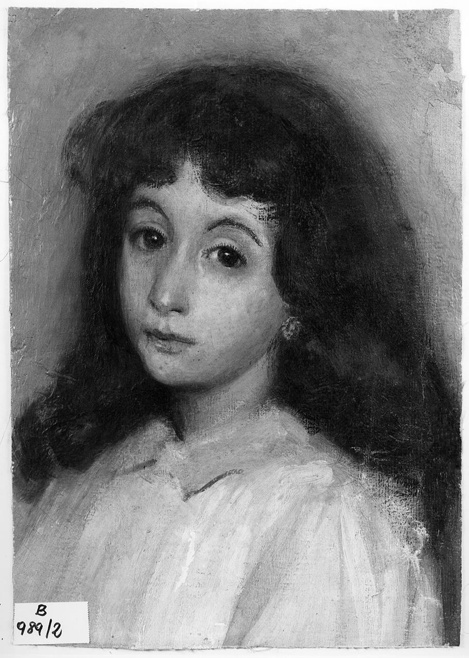 bambina (dipinto) - ambito romano (fine/inizio secc. XIX/ XX)