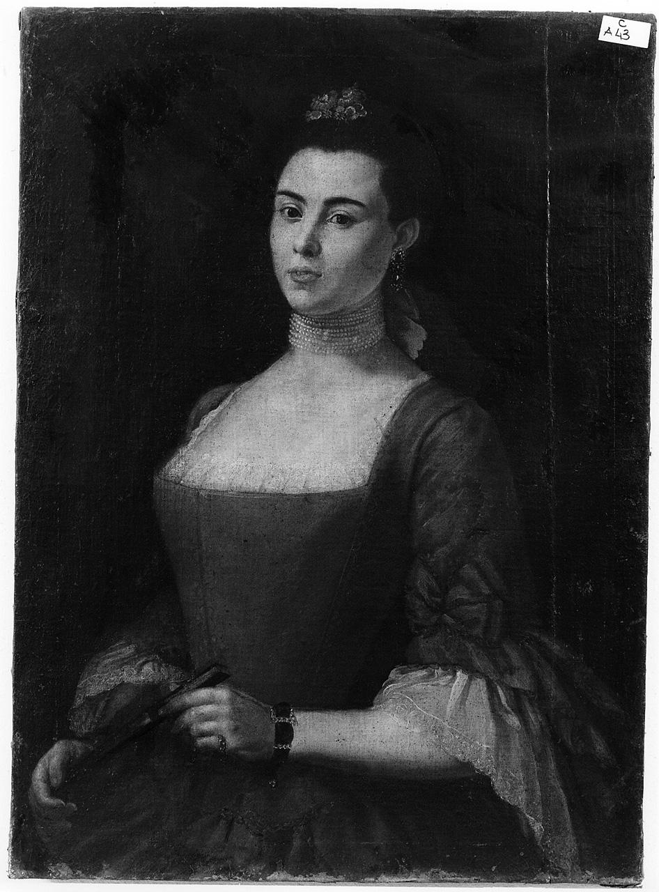 ritratto di donna (dipinto) - ambito veneziano (seconda metà sec. XVIII)