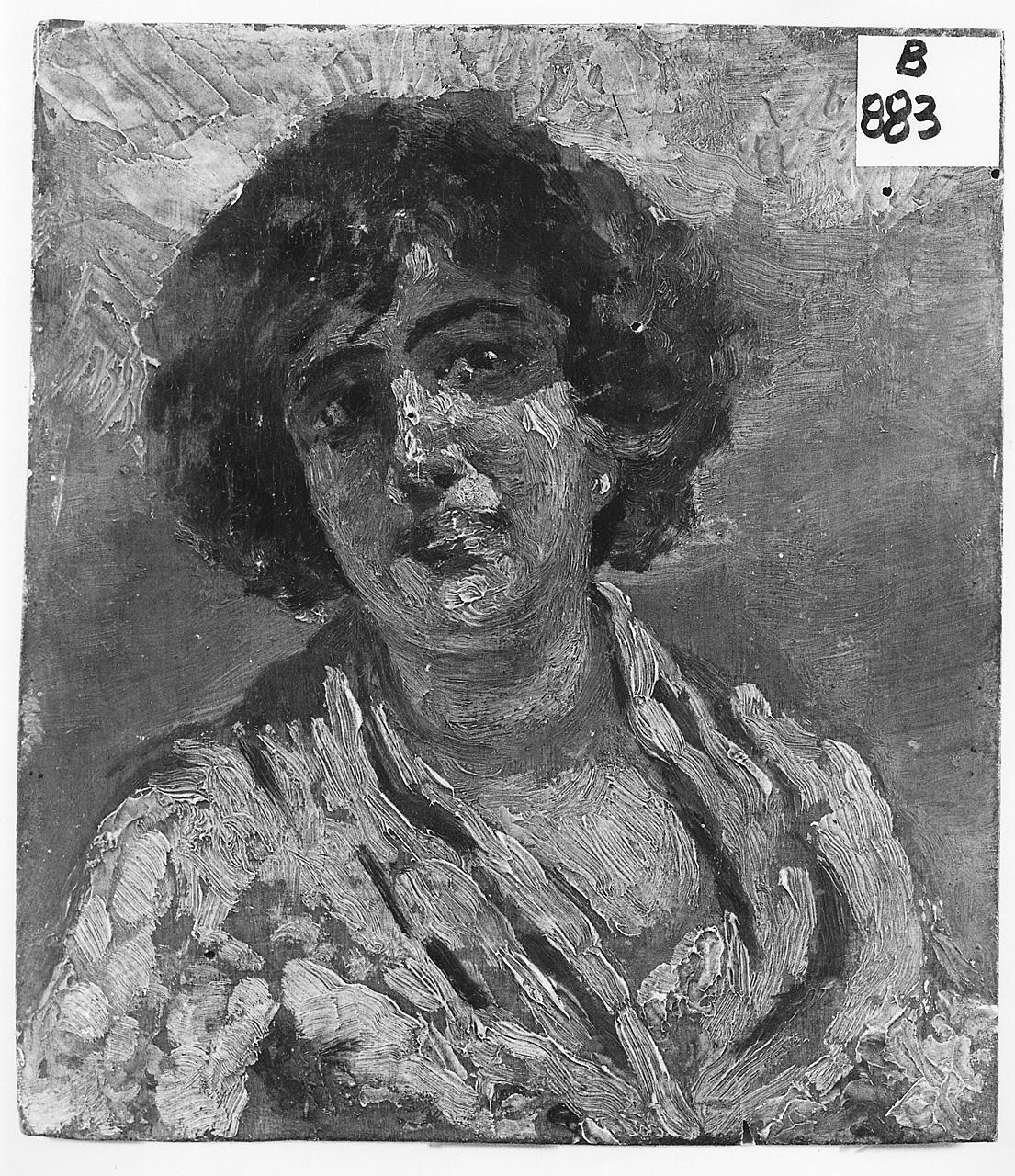 ritratto di donna (dipinto) - ambito romano (primo quarto sec. XX)