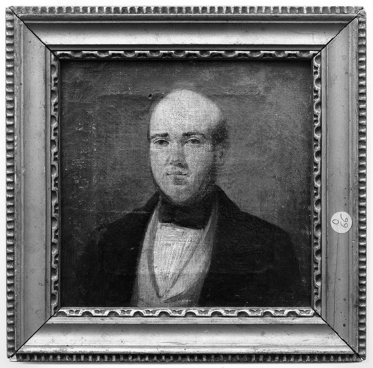 ritratto d'uomo (dipinto) - ambito romano (metà sec. XIX)