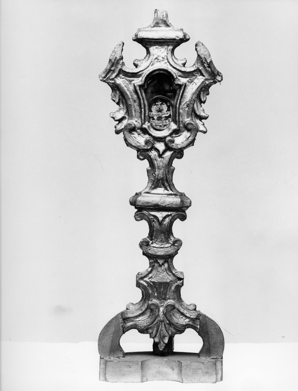 Reliquiario di S. Antonio Abate e S. Clemente (reliquiario) - bottega toscana (sec. XVIII)
