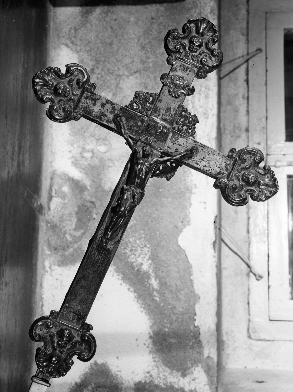 croce processionale - bottega fiorentina (prima metà sec. XVIII)