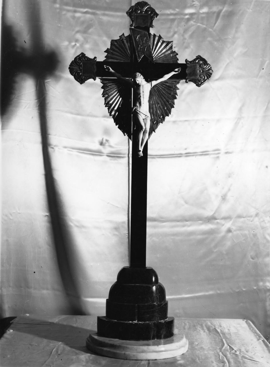 croce da tavolo - bottega toscana (fine/inizio secc. XVI/ XVII)