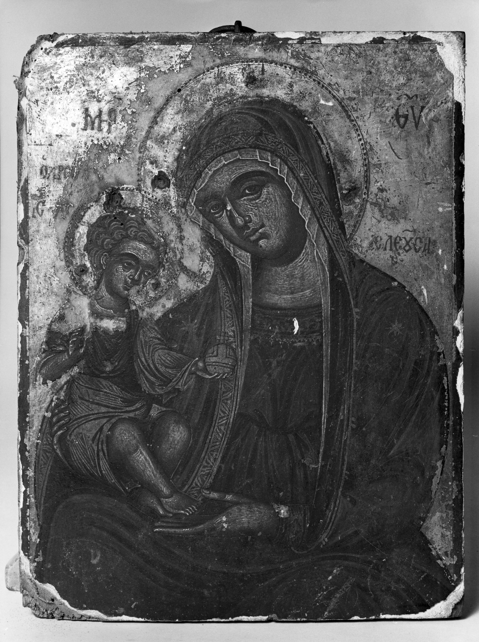 Madonna con Bambino (dipinto) - ambito toscano (fine/inizio secc. XVI/ XVII)