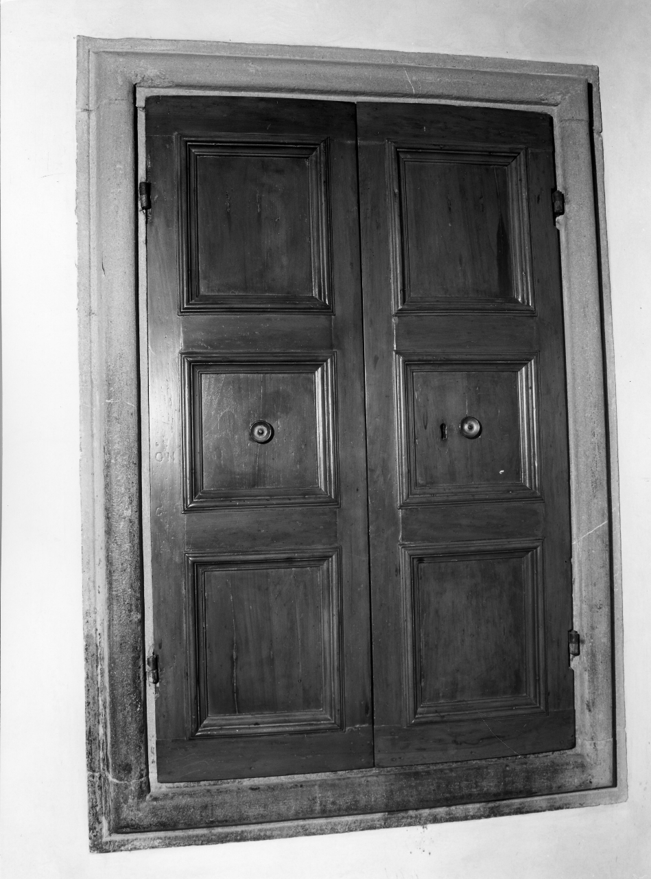 armadio - a muro - bottega toscana (sec. XVII)