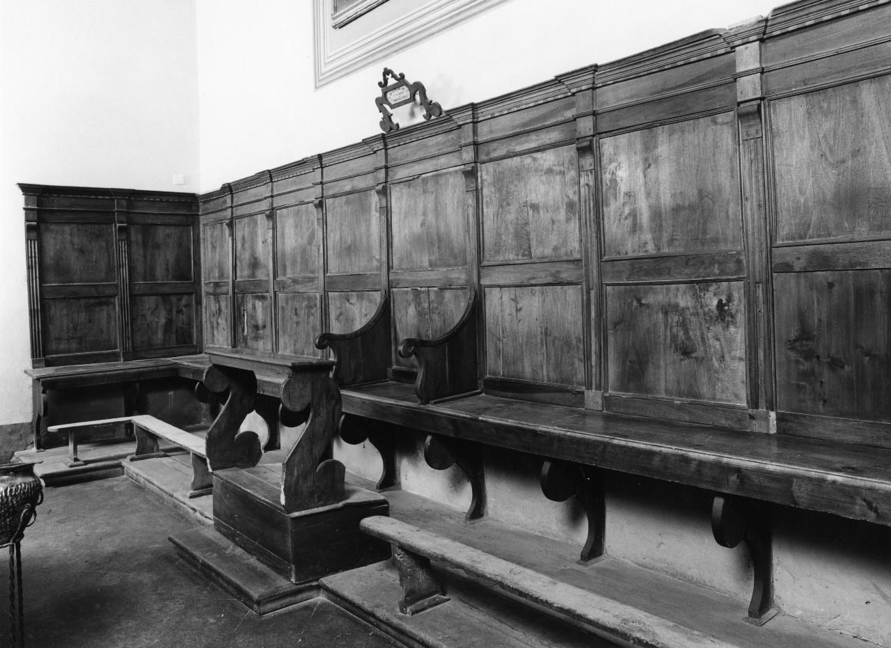 stalli del coro - bottega toscana (sec. XIX)