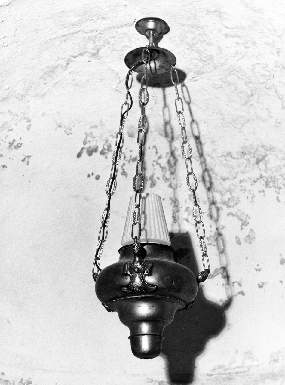 lampada pensile - bottega toscana (secc. XVII/ XVIII)