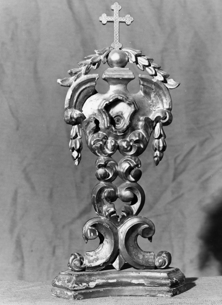 reliquiario - a ostensorio - bottega toscana (fine sec. XVIII)