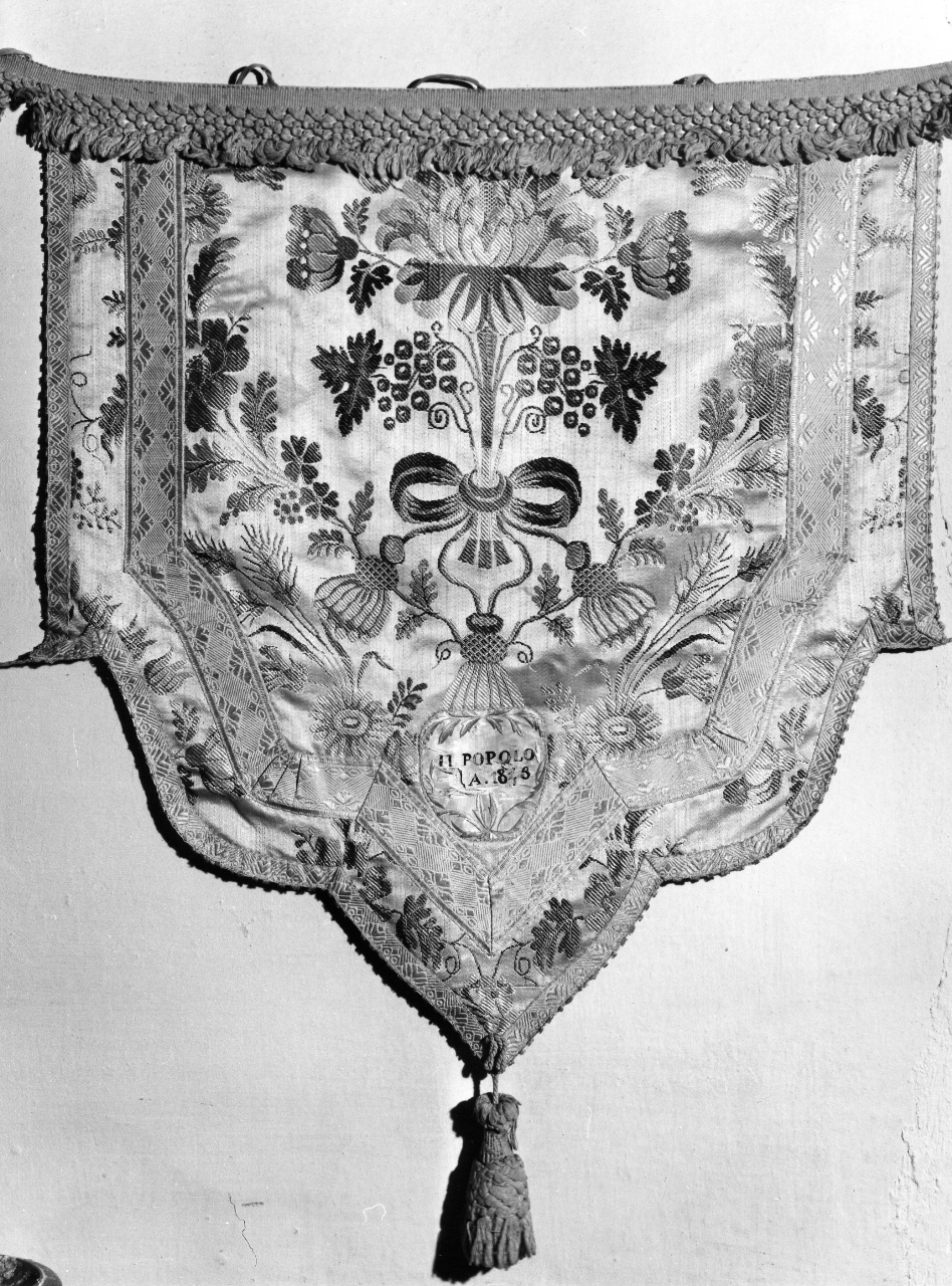 lambrecchino di baldacchino - manifattura italiana (sec. XIX)