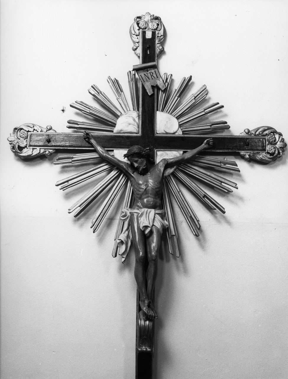 Cristo crocifisso dolente (croce processionale) - bottega toscana (sec. XIX)