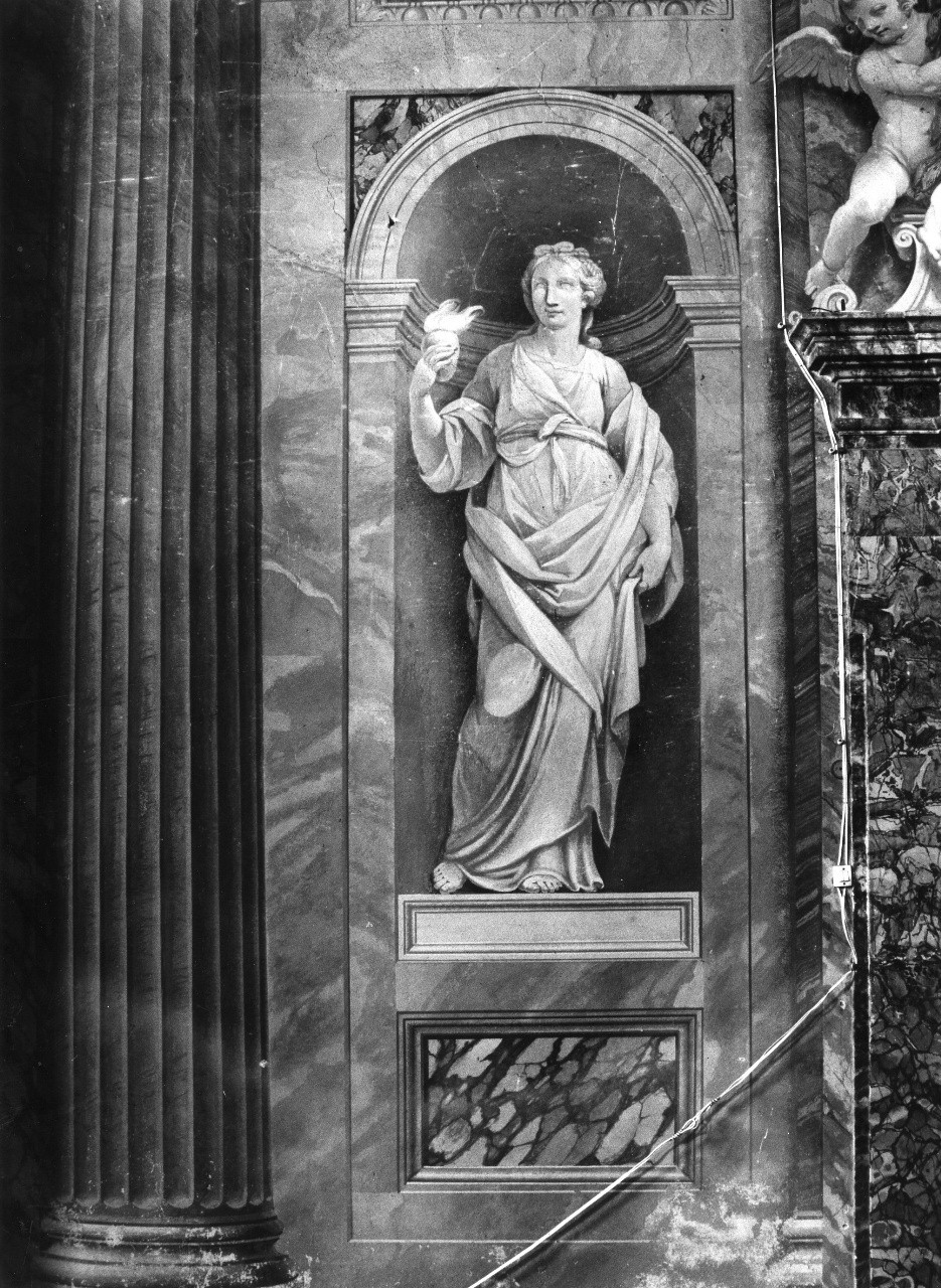 Carità (dipinto) di Meucci Vincenzo (attribuito) (sec. XVIII)