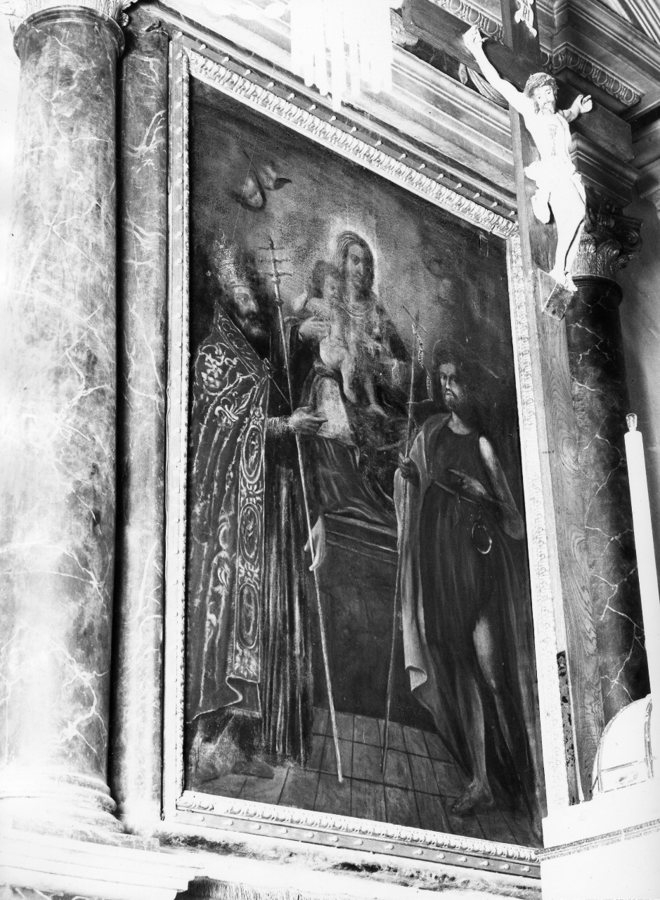 Madonna con Bambino e Santi (dipinto) - ambito toscano (sec. XVIII)