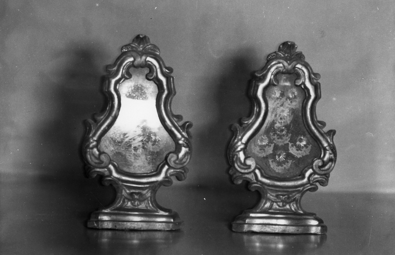 reliquiario, serie - bottega toscana (metà sec. XVIII)