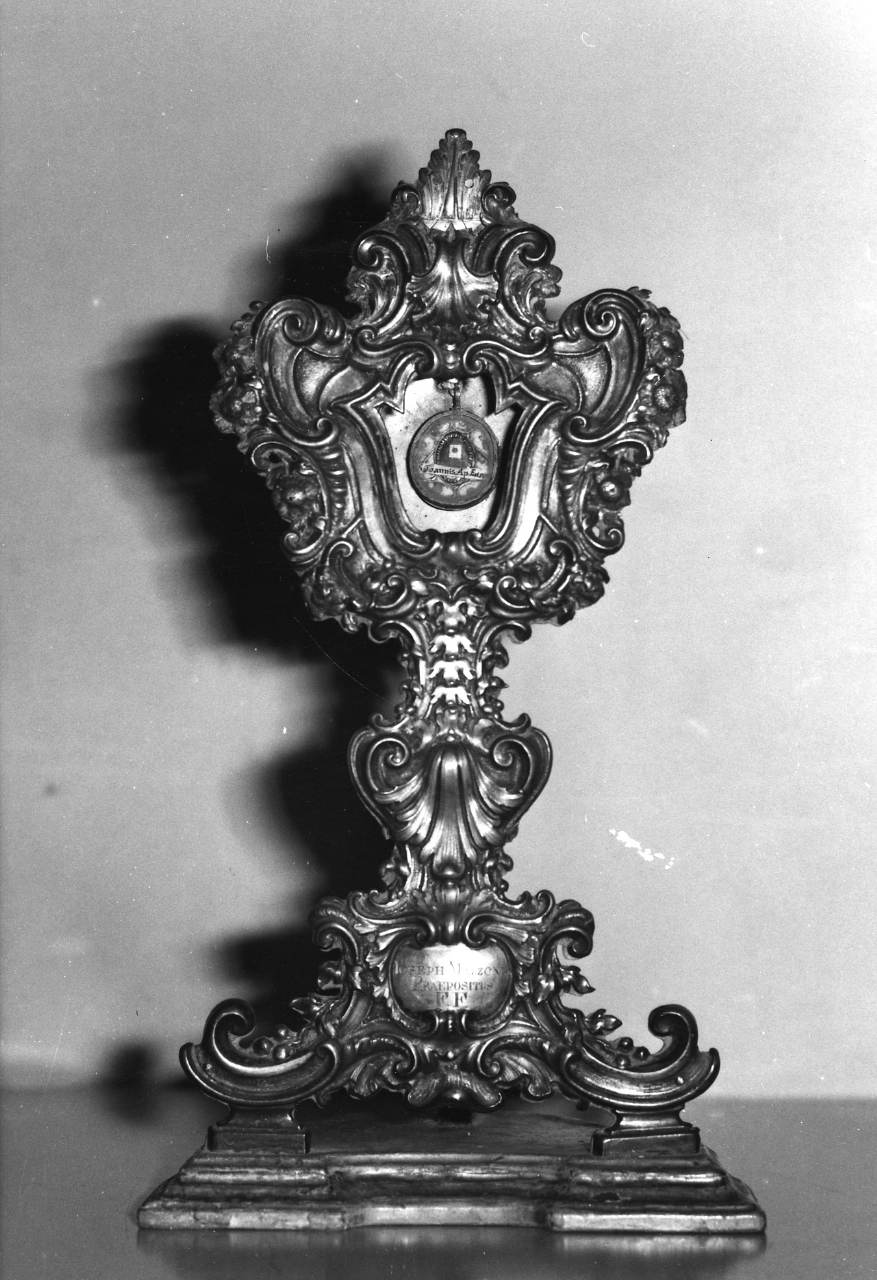 reliquiario-ostensorio - bottega fiorentina (metà sec. XVIII)