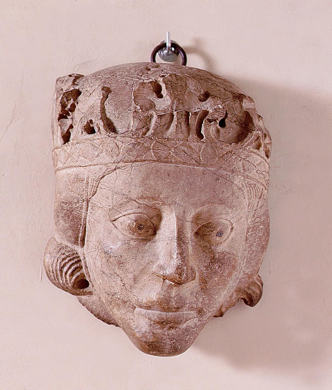 testa d'uomo (scultura) - manifattura lombardo-pisana (sec. XIII)