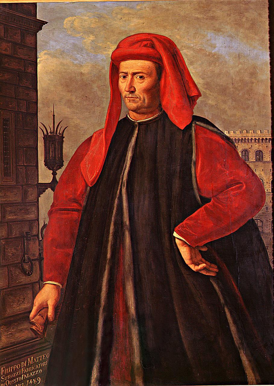 ritratto di Filippo Strozzi il Vecchio (dipinto) di Santi di Tito (bottega) (sec. XVI)
