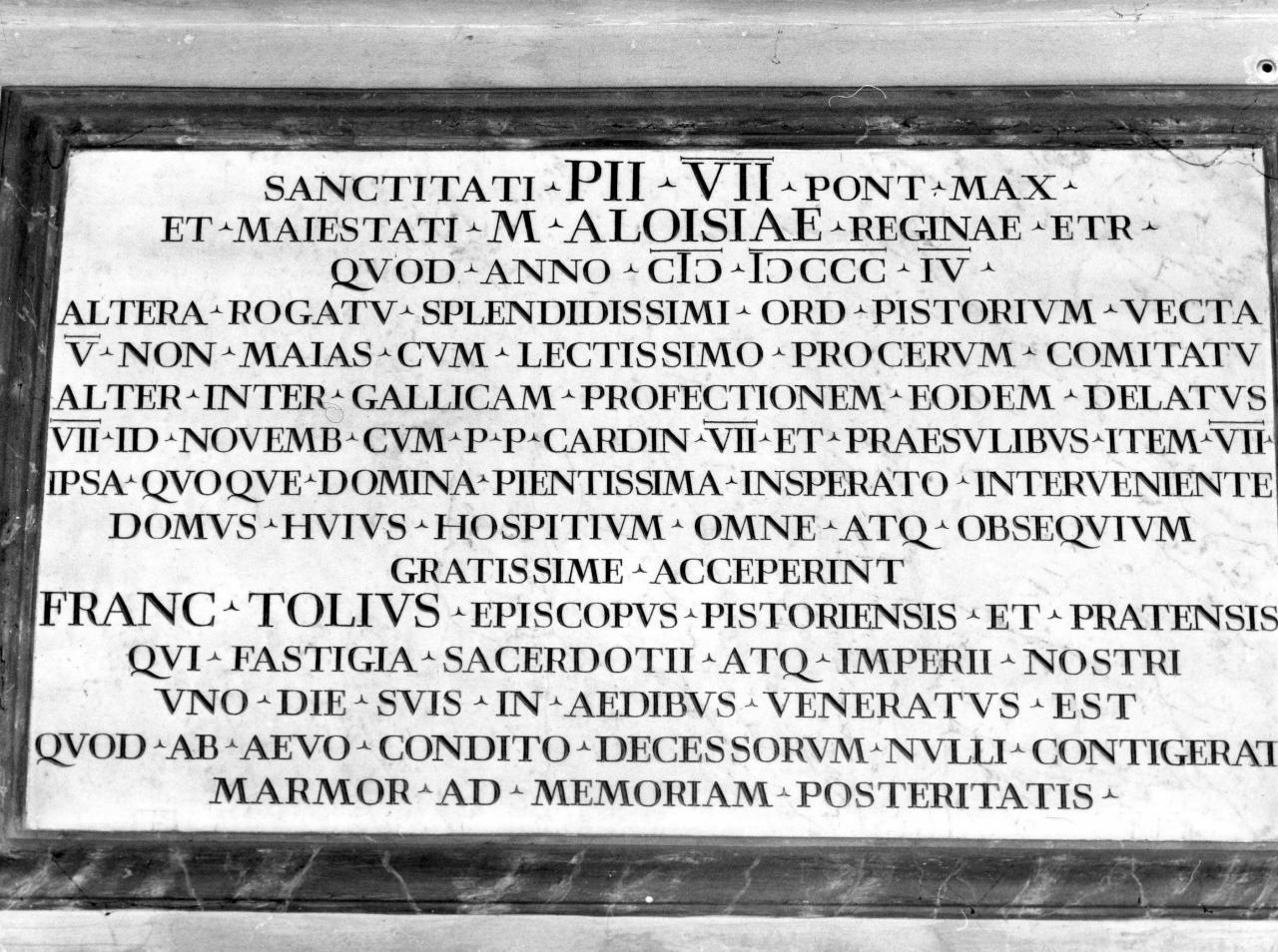 lapide - manifattura toscana (sec. XIX)