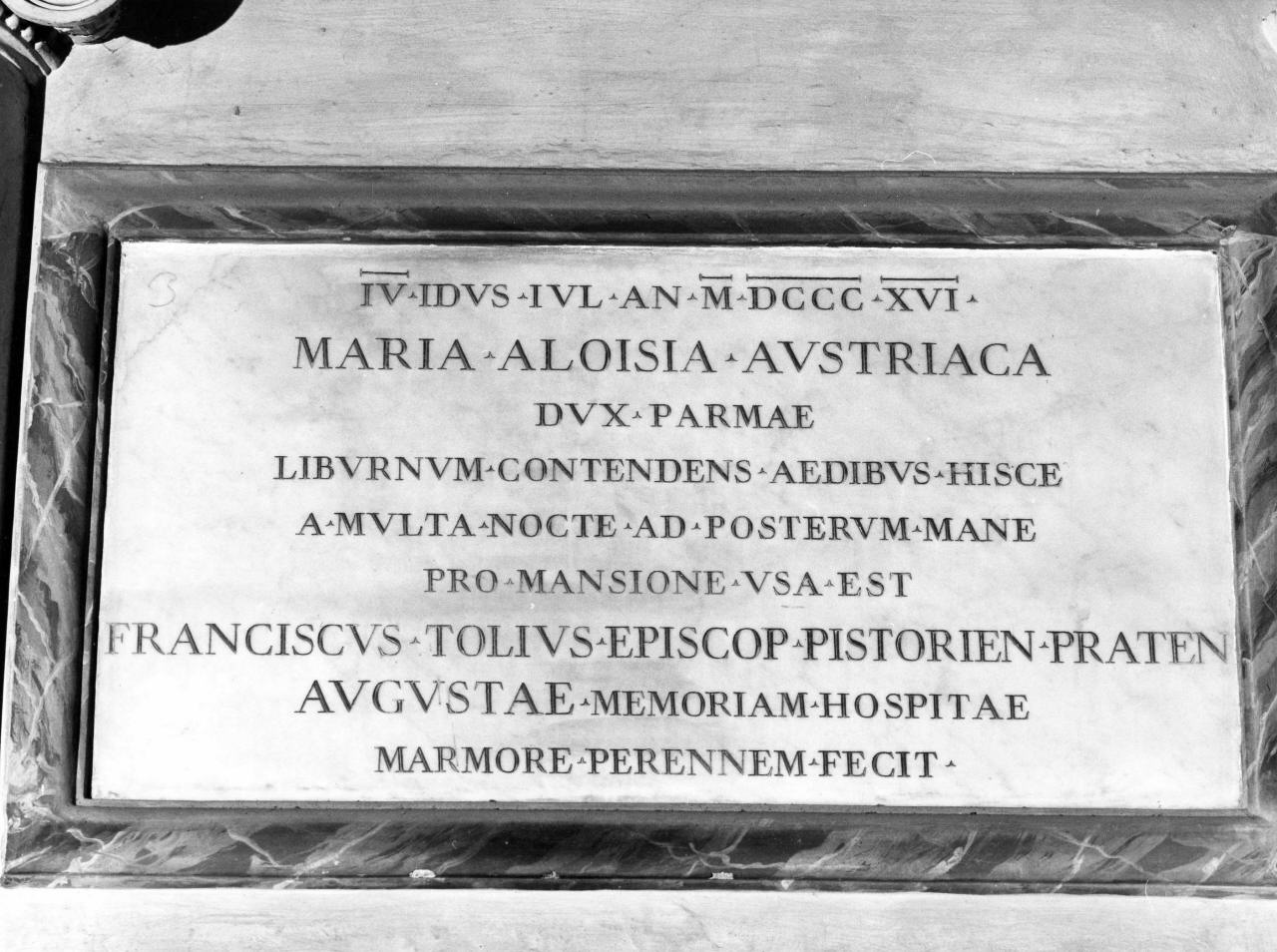 lapide - manifattura toscana (sec. XIX)