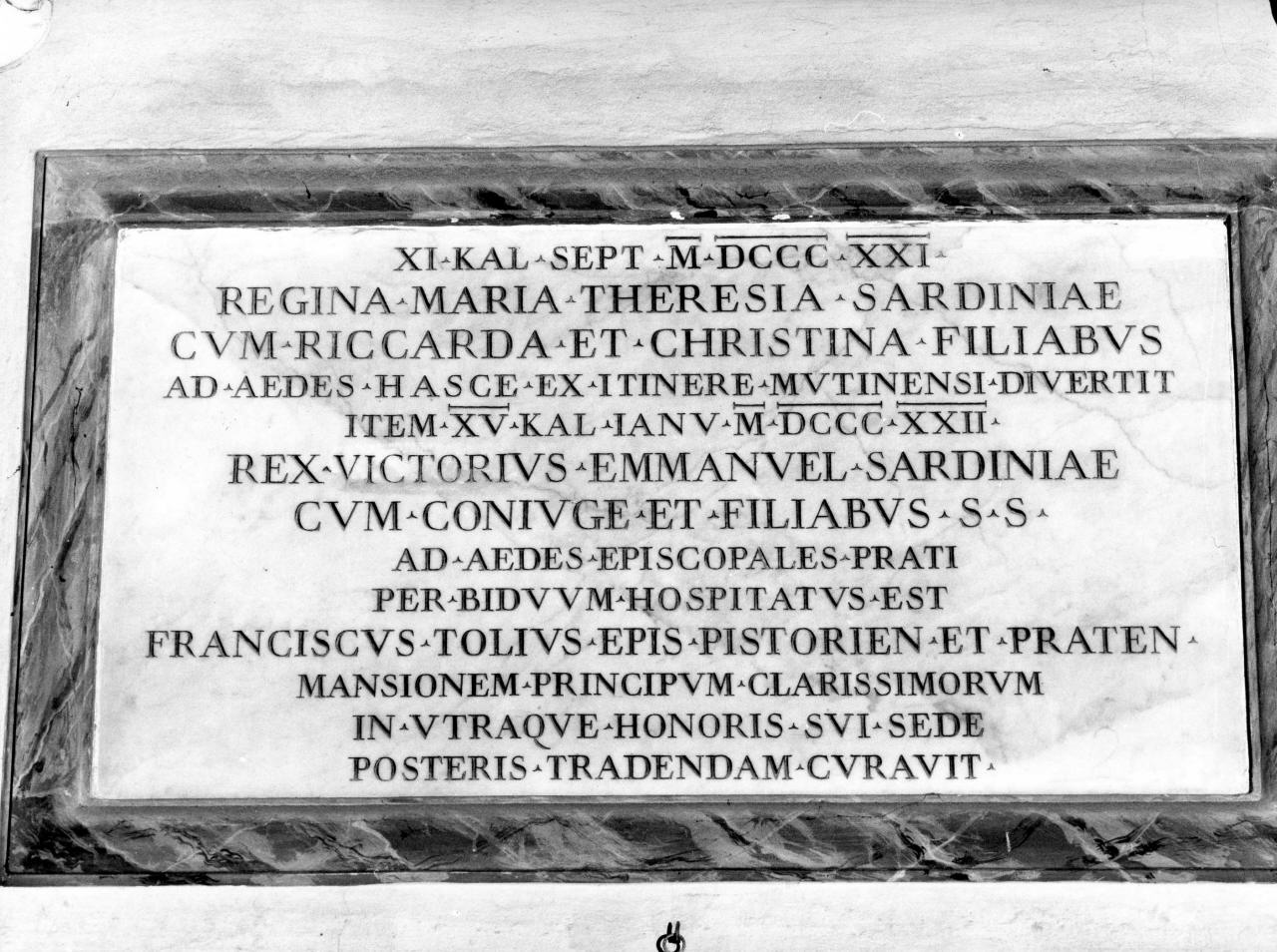 lapide - manifattura toscana (sec. XIX)