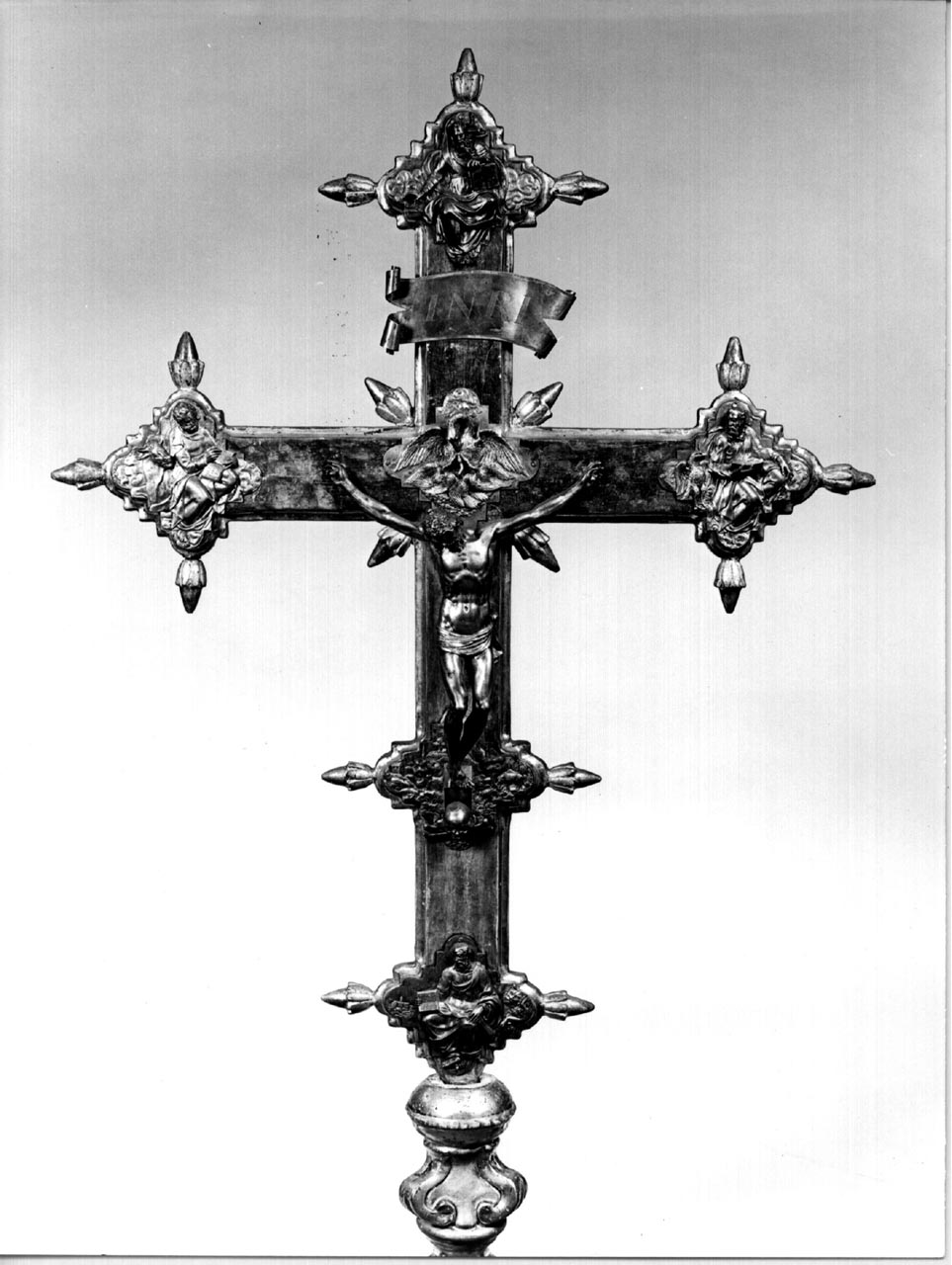 Dio Padre (placchetta di croce processionale) - bottega toscana (sec. XVII)