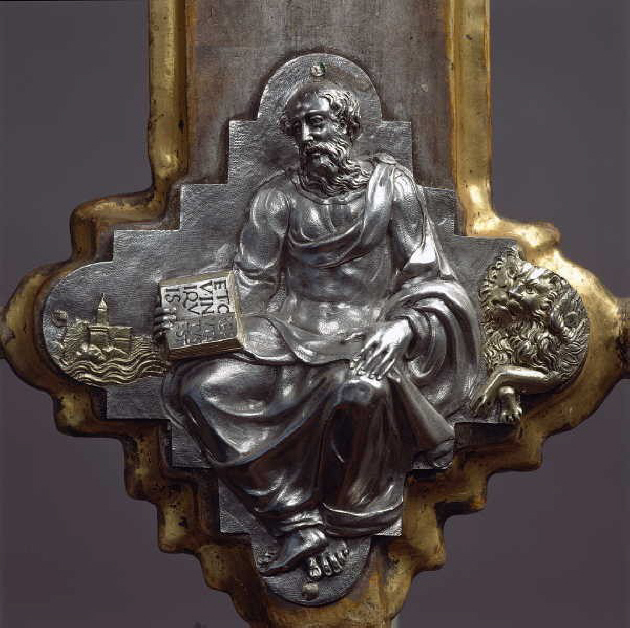 San Marco (placchetta di croce processionale) - bottega toscana (sec. XVII)