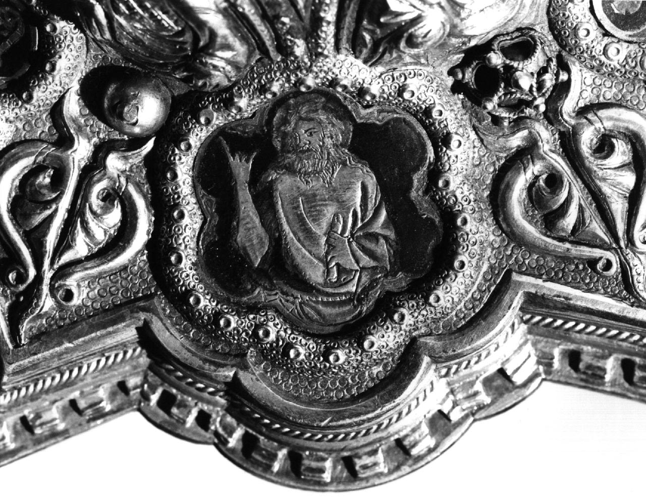 San Giovanni Battista (?) (placchetta) di Braccini Andrea di Pietro (sec. XIV)