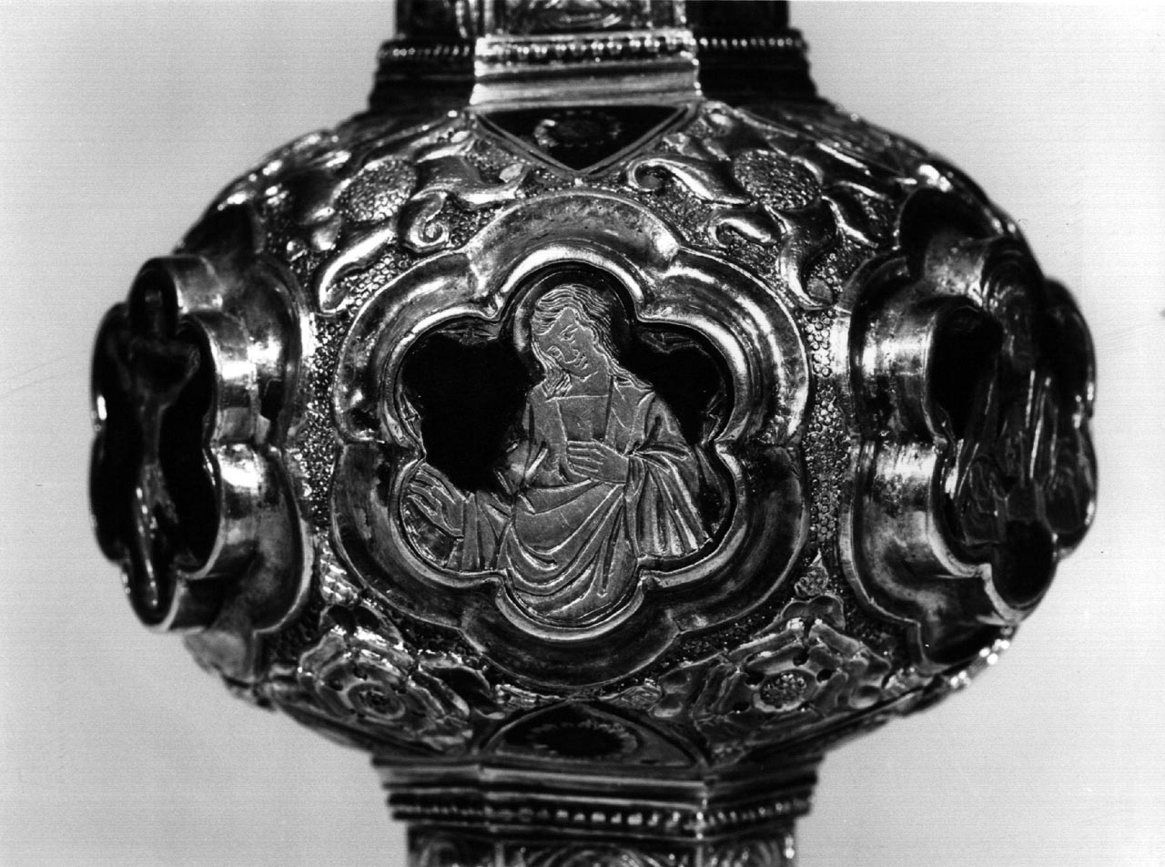 San Giovanni Evangelista (placchetta) di Braccini Andrea di Pietro (sec. XIV)