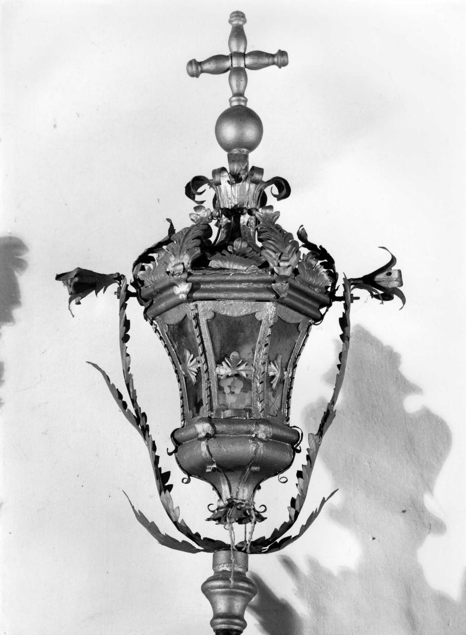 lanterna processionale, serie - bottega toscana (fine sec. XVIII)