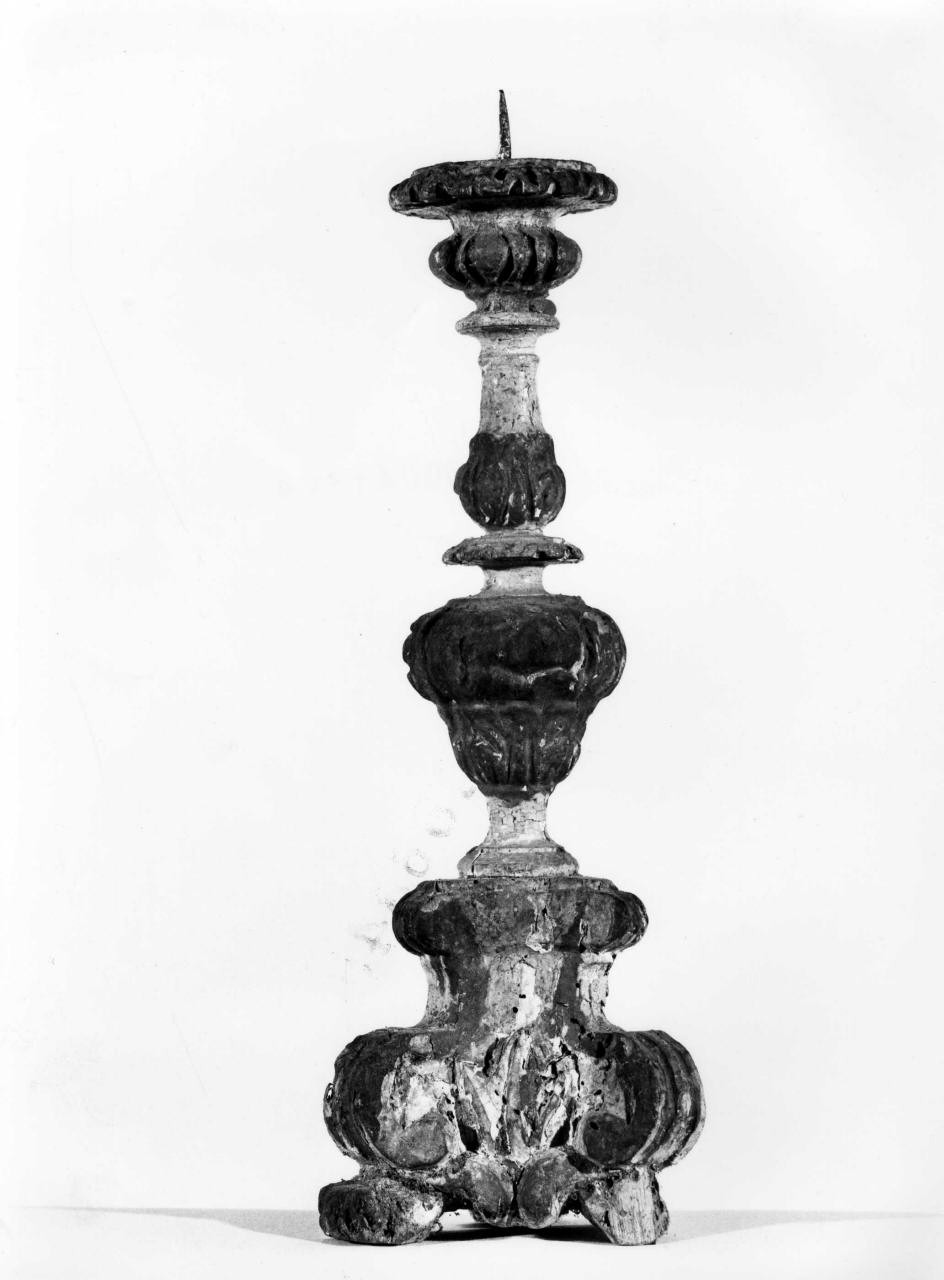 candeliere da chiesa - bottega toscana (sec. XVIII)