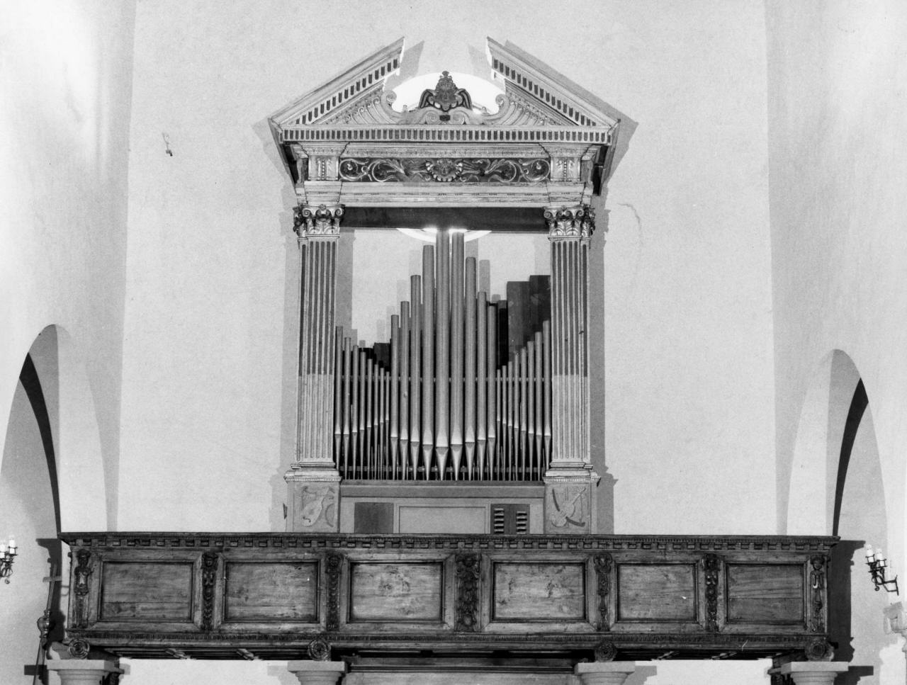 cassa d'organo - bottega toscana (metà sec. XVII)