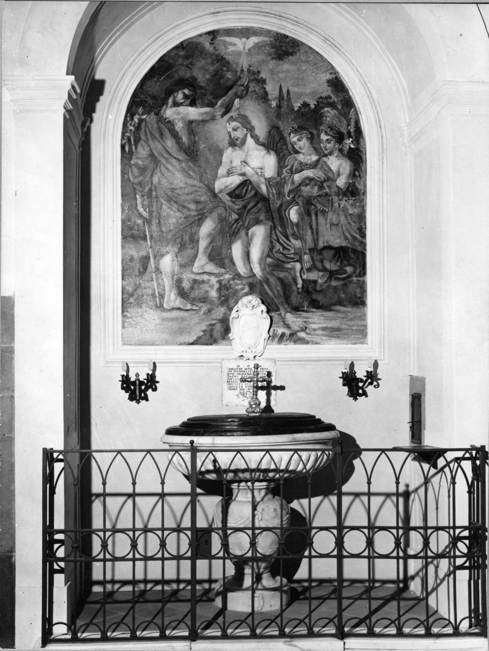 fonte battesimale - bottega fiorentina (sec. XVII)