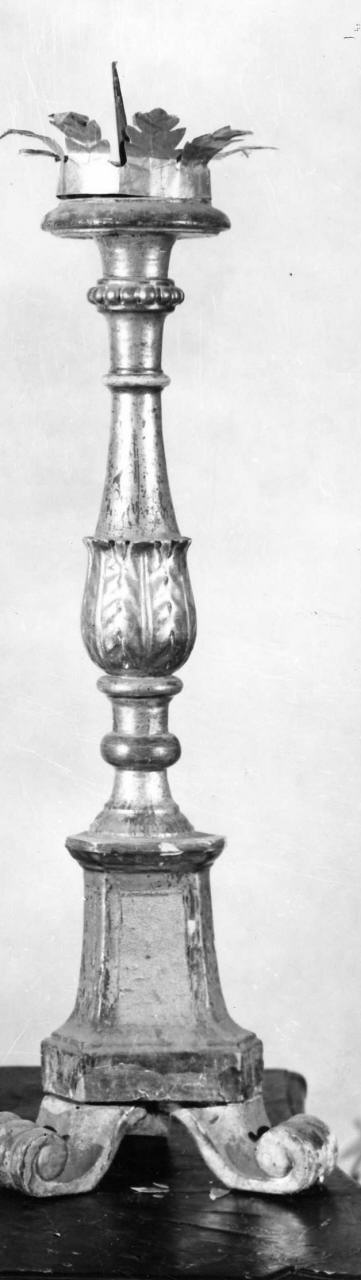 candeliere, serie - bottega toscana (seconda metà sec. XVIII)