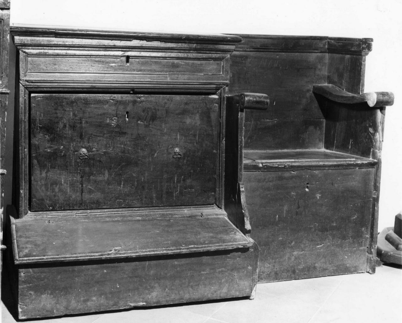 confessionale - bottega toscana (sec. XVII)