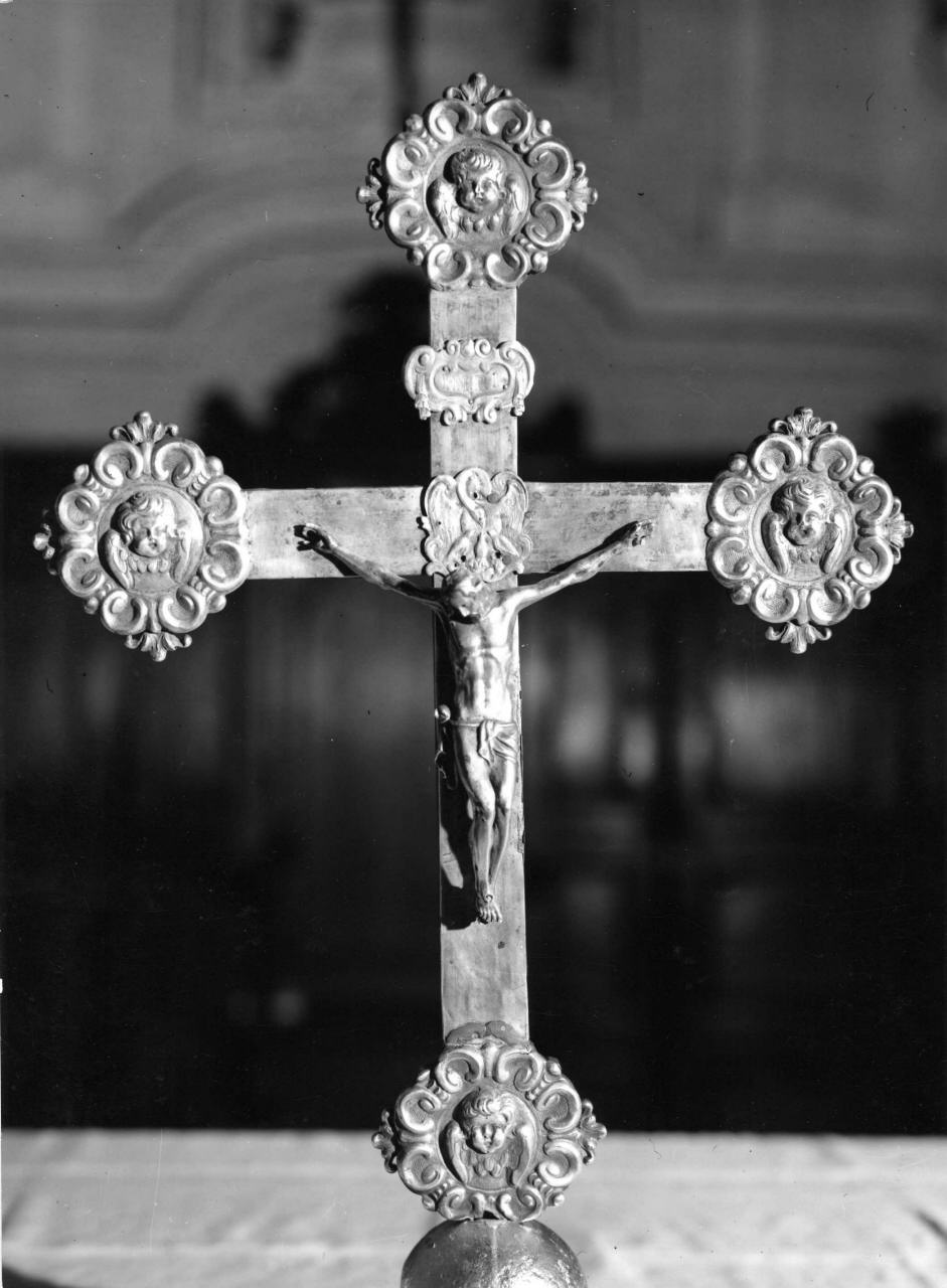 Cristo crocifisso (croce processionale) - bottega toscana (sec. XVIII)