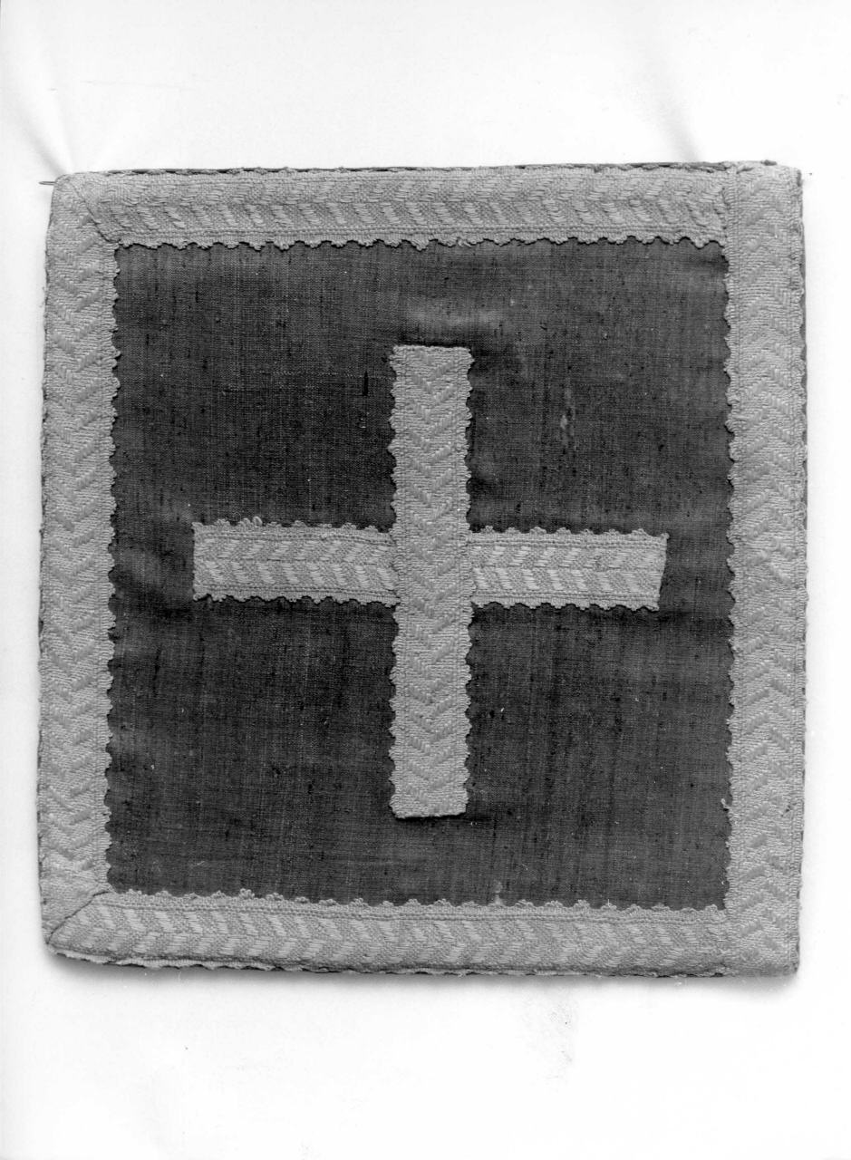 borsa del corporale, elemento d'insieme - manifattura italiana (sec. XIX)