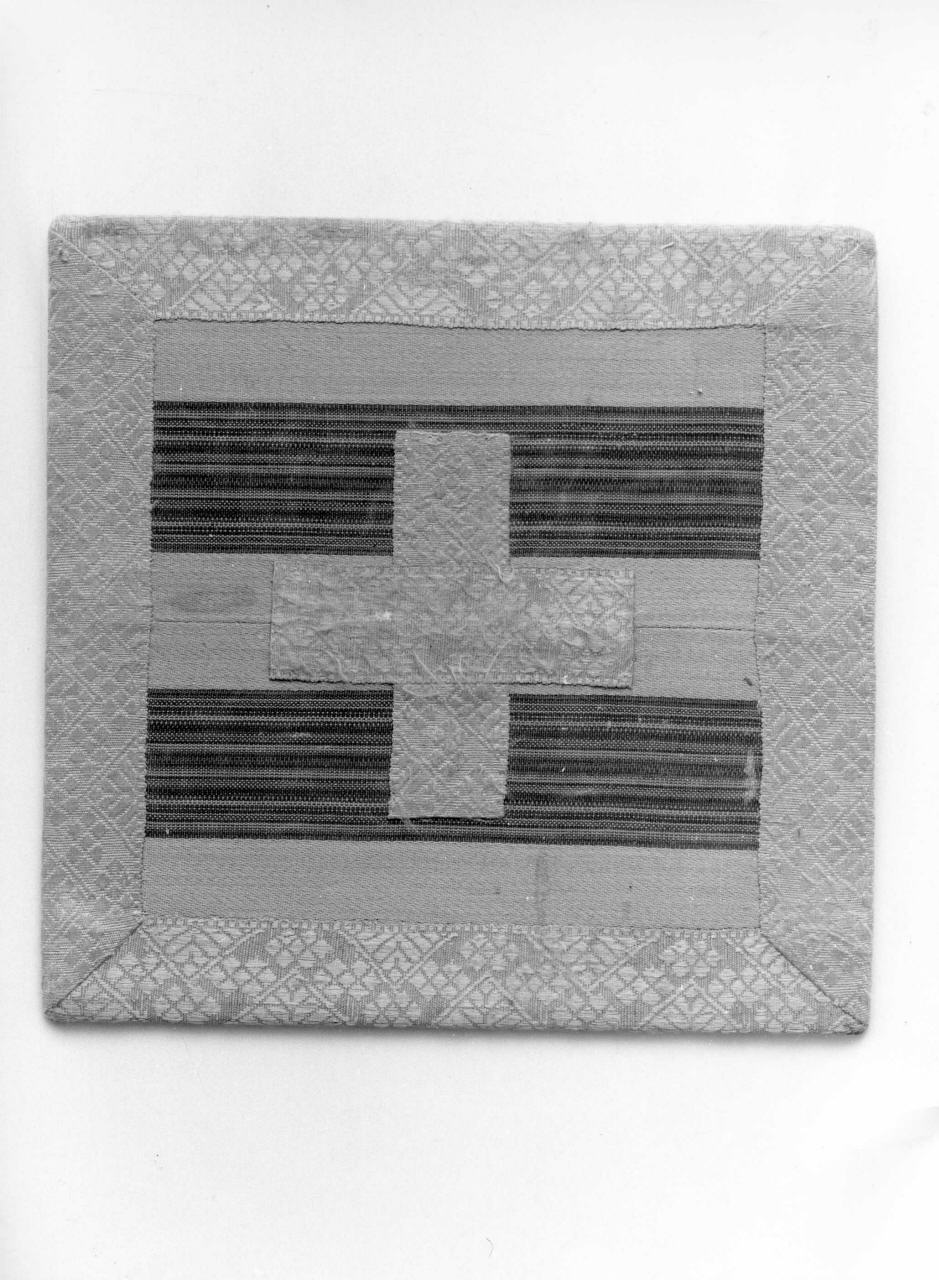 borsa del corporale, elemento d'insieme - manifattura italiana (ultimo quarto sec. XVIII)