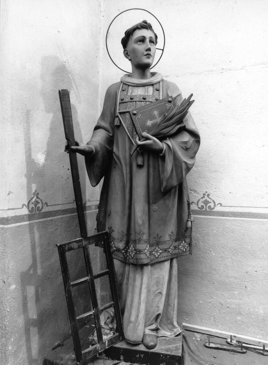 San Lorenzo (statua) di Prinoth Ferdinand (metà sec. XX)