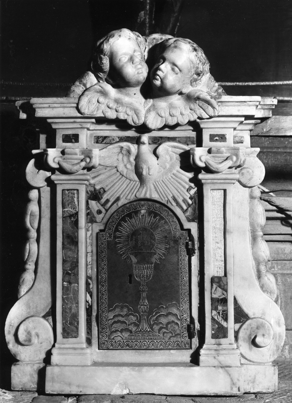 ciborio - bottega toscana (fine/inizio secc. XVIII/ XIX)