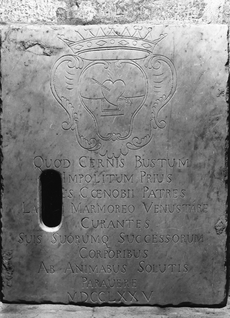 lapide tombale - bottega toscana (sec. XVIII)