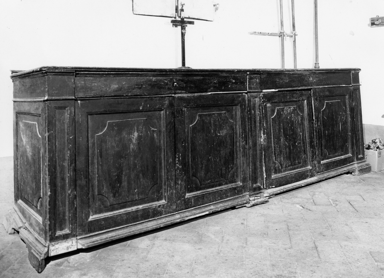 paratoio - bottega toscana (fine/inizio secc. XVII/ XVIII)