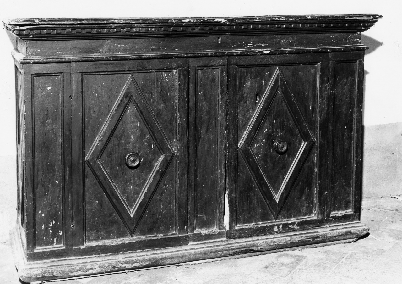 paratoio - bottega toscana (fine/inizio secc. XVI/ XVII)