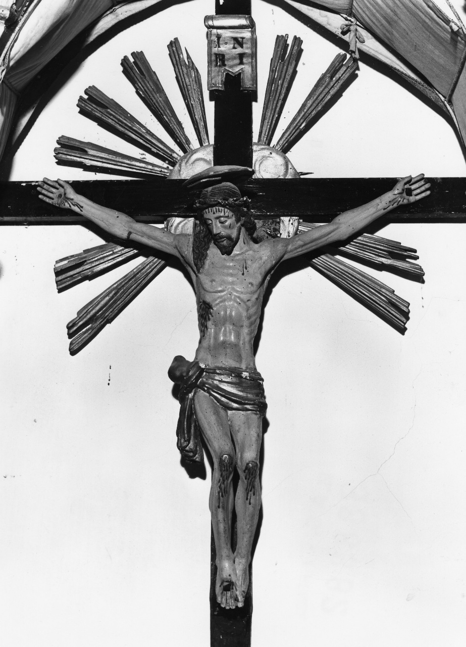 Cristo crocifisso dolente (crocifisso) - bottega toscana (sec. XIX)