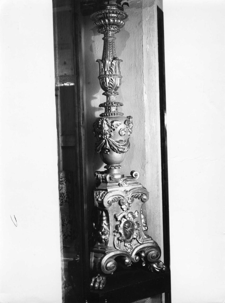 candelabro, serie - bottega toscana (prima metà sec. XVII)