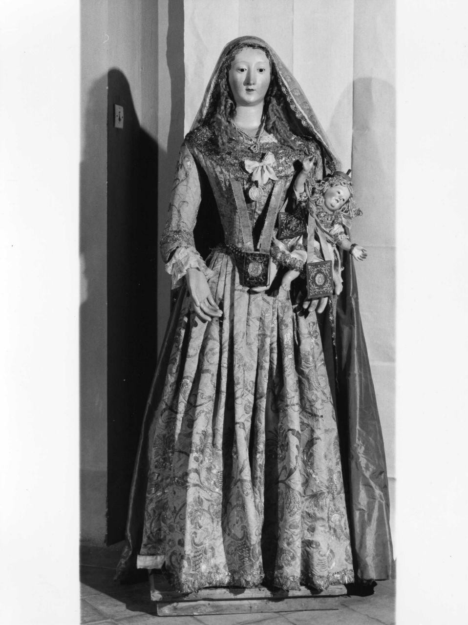 Madonna del Carmelo (statua) - produzione toscana (metà sec. XVIII)