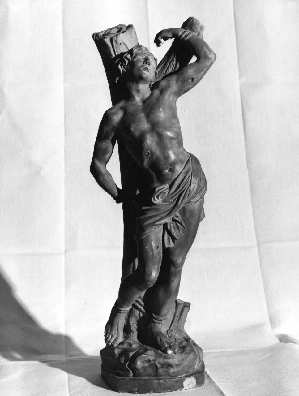 San Sebastiano (statuetta devozionale) di Graziani Collina Francesco (sec. XIX)