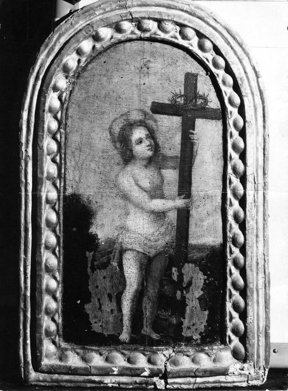 Gesù Bambino con simboli della Passione (sportello di tabernacolo) - ambito toscano (sec. XVI)