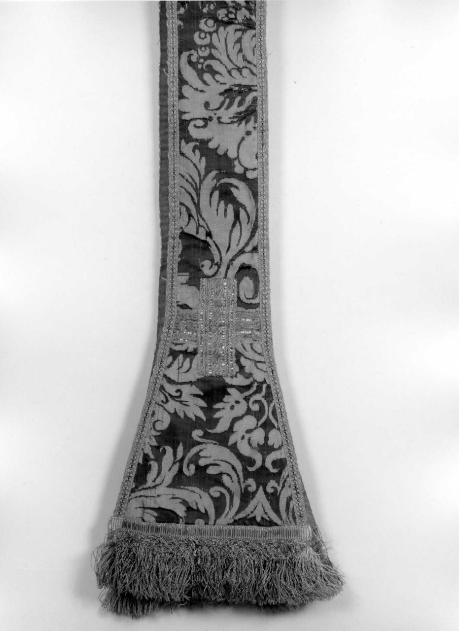 stola, elemento d'insieme - manifattura italiana (prima metà sec. XIX)