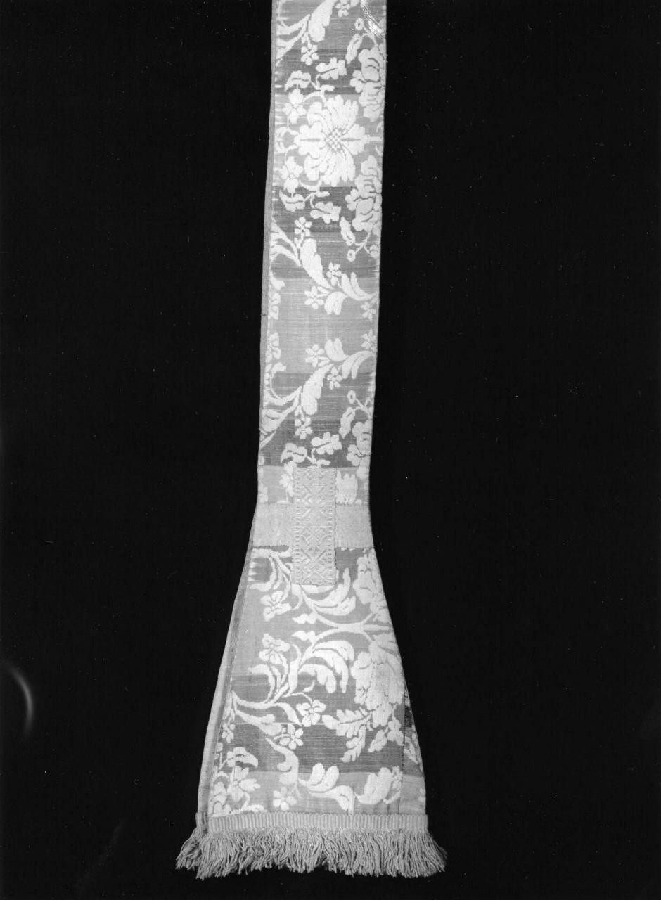 stola, elemento d'insieme - manifattura italiana (sec. XVIII)