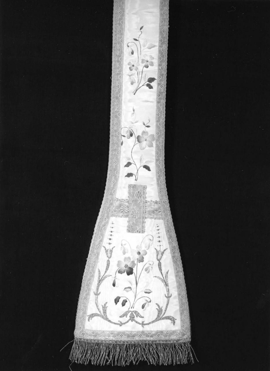 stola, elemento d'insieme - manifattura italiana (fine/inizio secc. XIX/ XX)