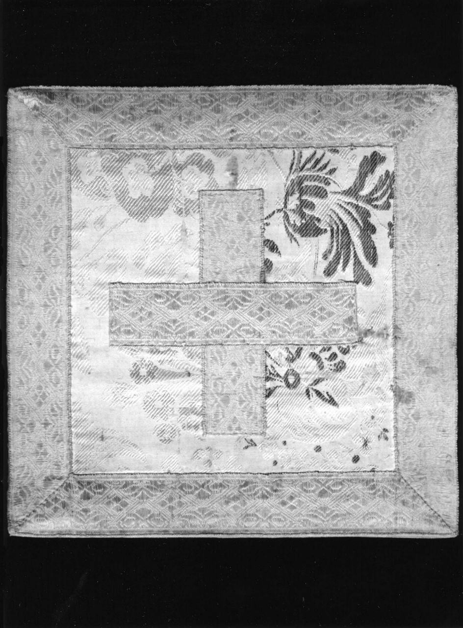 borsa del corporale, elemento d'insieme - manifattura italiana (sec. XIX)